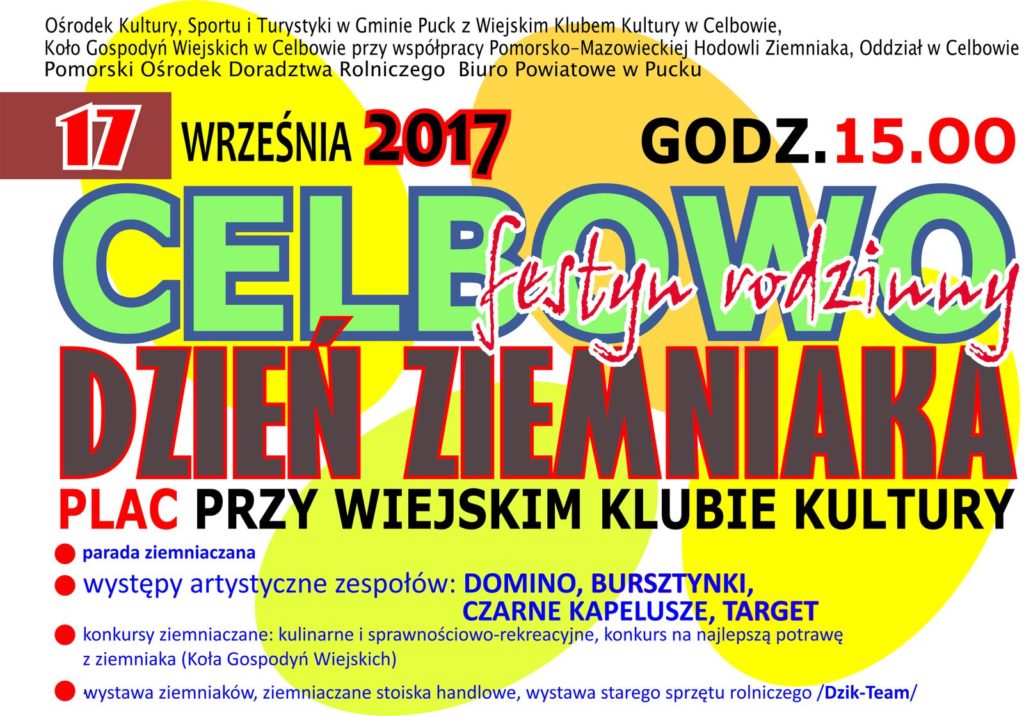 DZIEŃ ZIEMNIAKA.PLAKAT