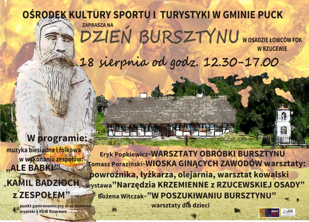 Plakat dzień bursztynu
