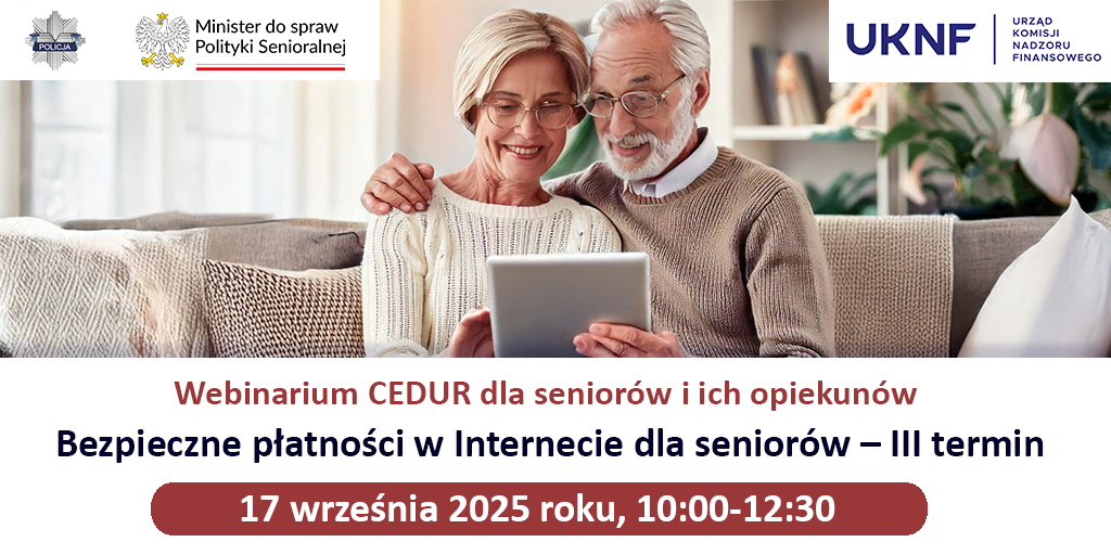 Seniorzy-uczestniczą w webinarium
