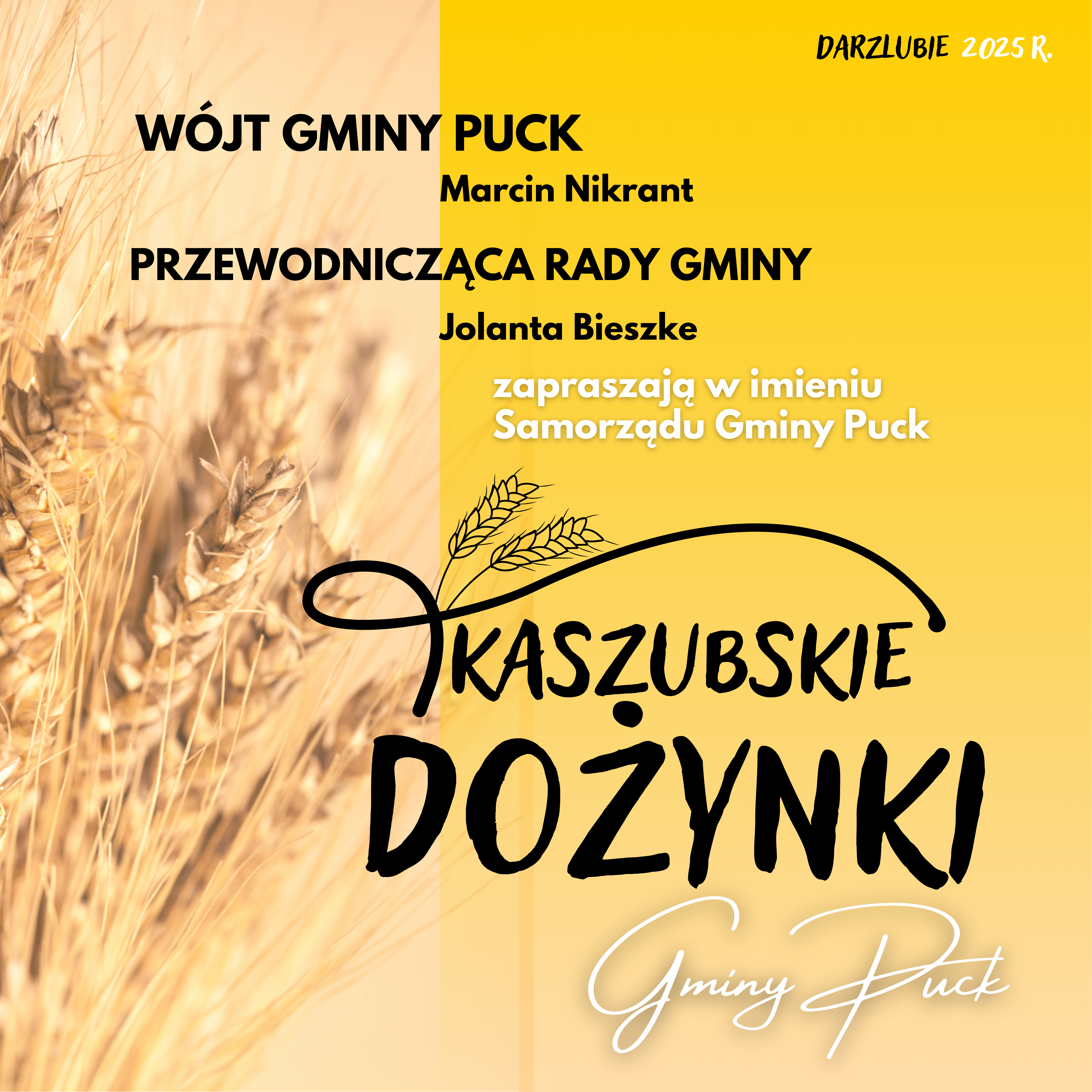 3 Zaproszenie Dożynki 2025
