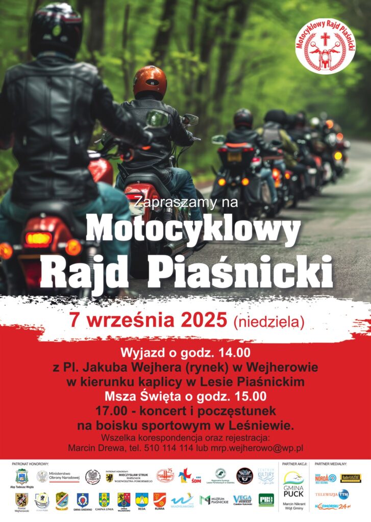 Plakat Motocyklowego Rajdu Piaśnickiego