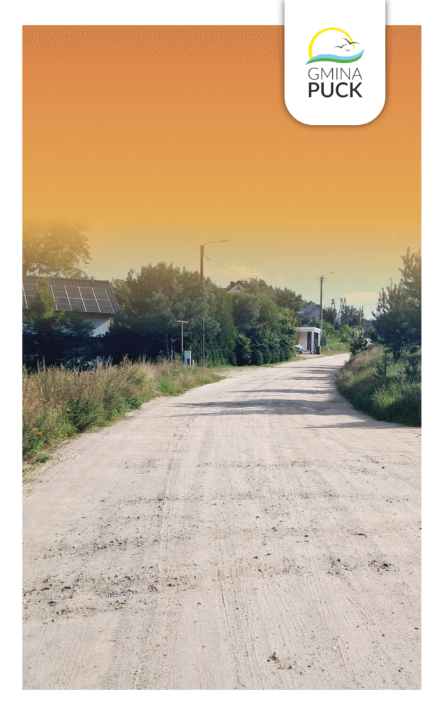 Grafika dekoracyjna - przebudowa ul. Piaskowej w Leśniewie