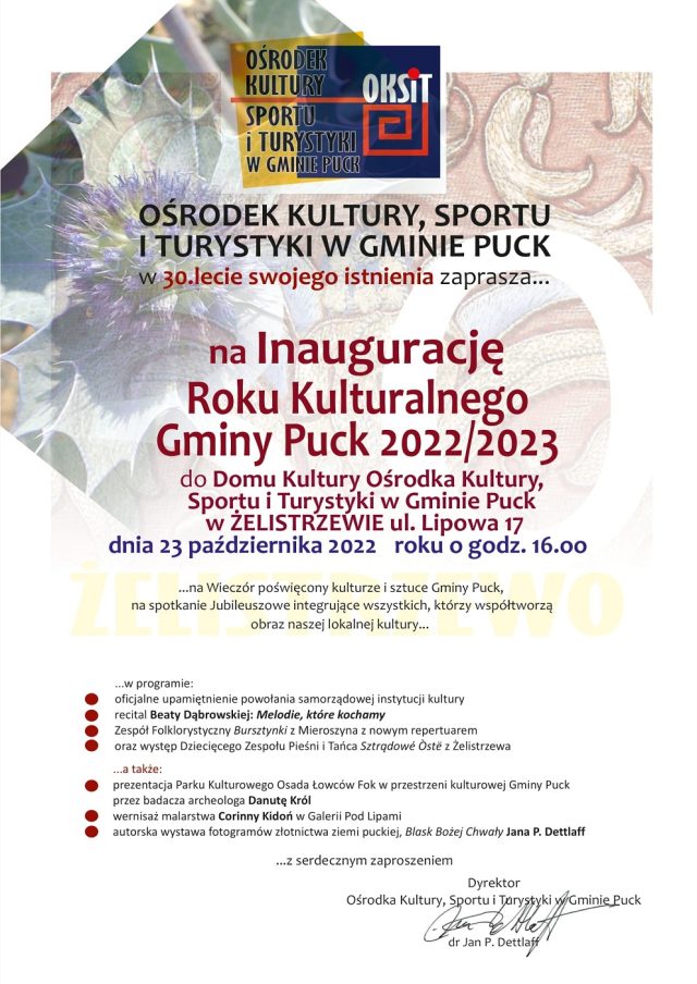 2022...Zapr. Inuguracja roku kulturalnego w 30.lecie oksit-1
