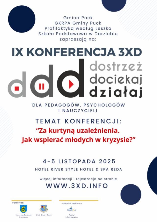 plakat konferencji 3xD