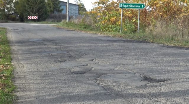 Remont drogi Błądzikowo Rzucewo