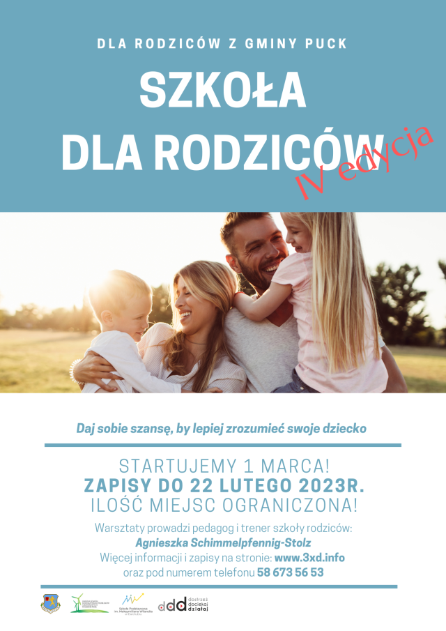 plakat SZKOŁA DLA RODZICÓW