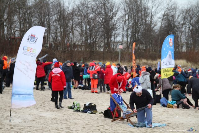 V Jubileuszowe Wielkie Nordowe Morsowanie we Władysławowie 6 stycznia 2019 roku 034