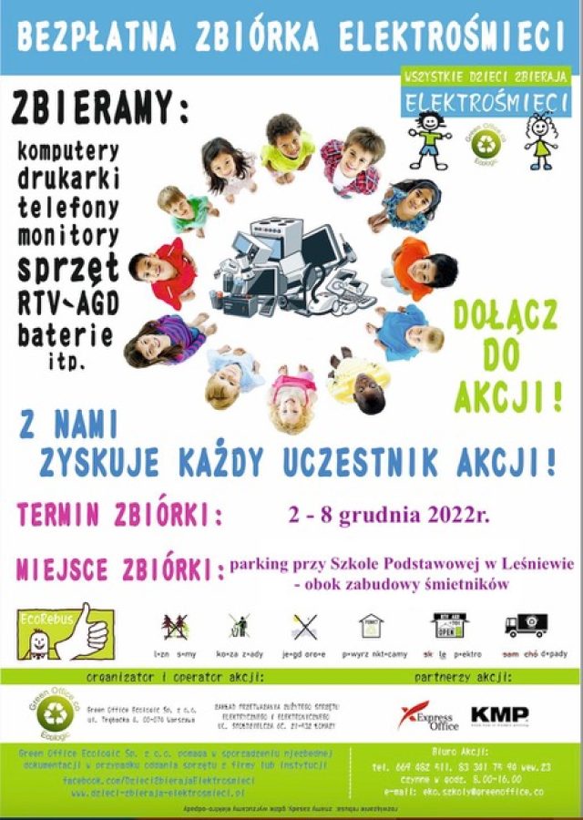 plakat elektrośmieci