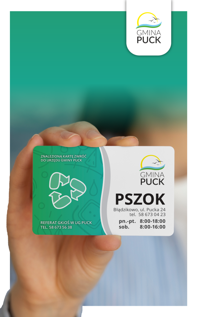 Grafika dekoracyjna - Karta PSZOK